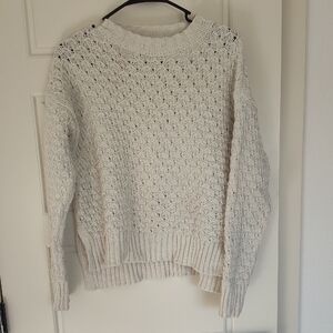 a new day Off-White Textured Crew Neck Sweater